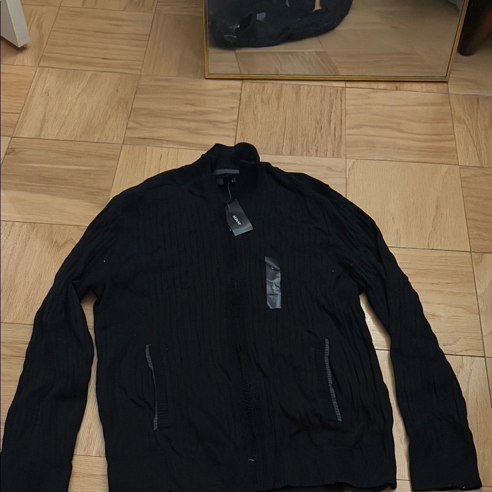 Alfani Black Cardigan Sweater
